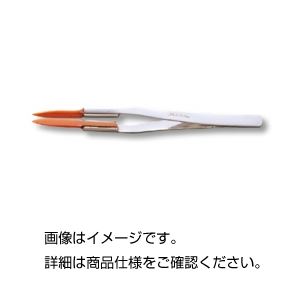 (まとめ)ピンセット【先端ベークライト製】 全長135mm E1404 【×3セット】 - 拡大画像