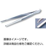 (まとめ)無鈎ピンセットU 【全長110mm/直型】 ステンレス製 【×5セット】