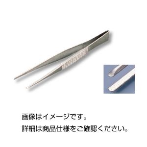 (まとめ)無鈎ピンセットN 【全長230mm/直型】 ステンレス製/上質仕上げ 【×3セット】 - 拡大画像