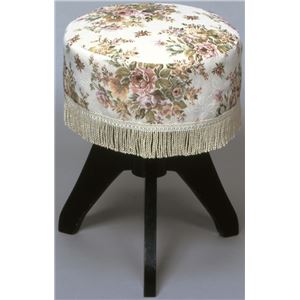 ピアノ丸椅子用カバー ゴブラン調ジャカード織 ポリエステル100% 洗える 日本製 - 拡大画像