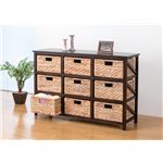 ウォーターヒヤシンスチェスト 114cm幅 9杯