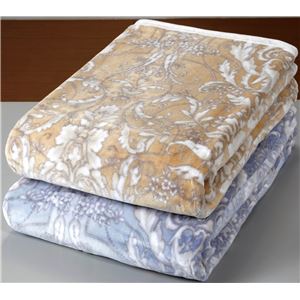 【京都西川】日本製洗える綿毛布 ベージュ 140×200cm 商品写真1
