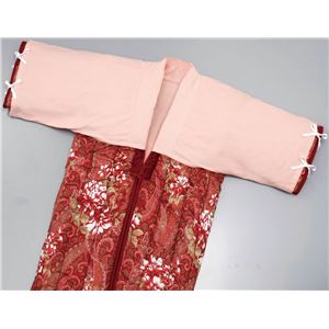 綿フラノかいまき衿カバー ピンク 130×45cm 商品写真1