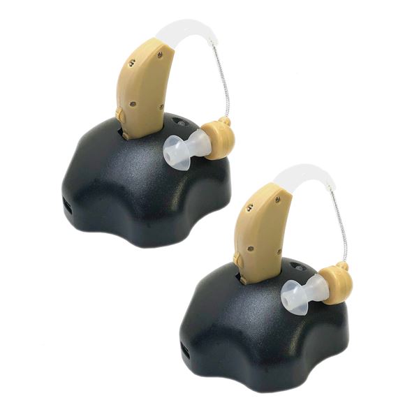 耳かけ型 充電式集音器2個 b04