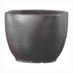 タイ製陶器鉢(植木鉢/プランター) 30cm 穴有り 耐寒仕様 Cha-Cha ビーン 〔ガーデニング用品/園芸〕