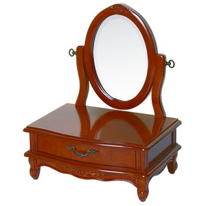 【ペット用家具】Fiore(フィオーレ) 鏡台(ドレッサー) 高さ65cm アンティークブラウン 商品画像