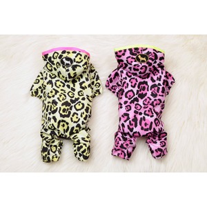 Leopard Rain Coat M ( Pink)