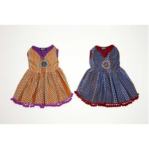 Ethnic Dot Onepiece  S (Purple)