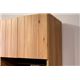 キッチンボード(キッチンラック) 木製 幅105cm×奥行46.5cm コンセント/引き出し収納付き ナチュラル 【日本製】 - 縮小画像4