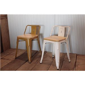 UP034 Petit Chair WH ホワイト【1脚】 - 拡大画像