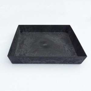 アートストーン スクエアーソーサー ブラック 23cm 【2個入り】 /専用受皿 商品画像