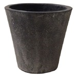 軽量コンクリート製植木鉢 フォリオ ソリッド ブラックウォッシュ 18cm 【2個入り】