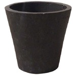 軽量コンクリート製植木鉢 フォリオ ソリッド ダークブラウン 18cm 【2個入り】