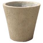 軽量コンクリート製植木鉢 フォリオ ソリッド クリーム 43cm