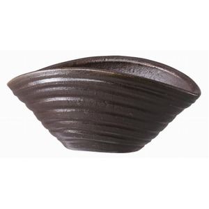タイ製陶器鉢 Cha-Cha ロール 20cm 【2個入り】 ／植木鉢 - 拡大画像