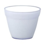 【4個入】イタリア製樹脂ポット(植木鉢/プランター) COCCO(コッコ) φ8cm/穴無し ホワイト(白) 〔ガーデニング用品/園芸〕