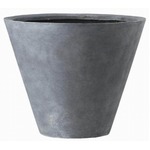 ファイバー製軽量植木鉢 LLシンプルコーン 深型 30cm /植木鉢