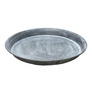 ブリキ製植木鉢用 専用受皿 ウーノ ソーサーBW  16cm 4個入り 商品写真