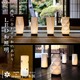 LED 和室 モダン照明 SQ301-acスタンドライト手漉き和紙市松 【日本製】 - 縮小画像3