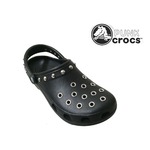 パンク クロックス クラシック ケイマン カスタム 黒 ブラック crocs サンダル 22cm(M4/W6)