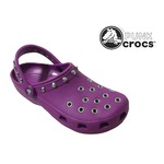 パンク クロックス クラシック ケイマン カスタム 紫 パープル crocs サンダル 26cm(M8/W10)