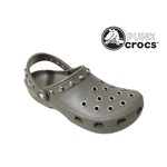 パンク クロックス クラシック ケイマン カスタム 茶 カーキ crocs サンダル 23cm(M5/W7)