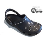 スワロフスキーｘパンククロックス 黒 ブラック SWAROVSKIxPunkcrocs 22cm(M4/W6)