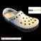 クロックス アニマルレオパード パンク カスタム 白系 crocs custom crocband animal clog クロッグ サンダル 22cm(M4/W6)