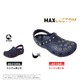 クロックス パンク カスタム 濃紺 crocs custom クラシック（ケイマン） ネイビー クロッグ サンダル 24cm(M6/W8) - 縮小画像4