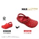クロックス パンク カスタム 赤 crocs custom クラシック（ケイマン） レッド クロッグ サンダル 23cm(M5/W7) - 縮小画像4