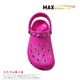 クロックス パンク カスタム ピンク/マゼンタ crocs クラシック（ケイマン） レッド クロッグ サンダル 22cm(M4/W6) - 縮小画像3