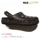 クロックス レオパード パンク カスタム espresso crocs crocband animal clog クロッグ サンダル25cm(M7/W9) - 縮小画像3