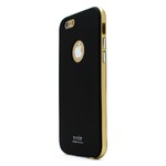 iPhone6 ケース カバー Tryit Slim Fit Case Metalic for iPhone 6 (Black×Gold)