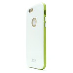 iPhone6 ケース カバー Tryit Slim Fit Case Metalic for iPhone 6  (White×Green)