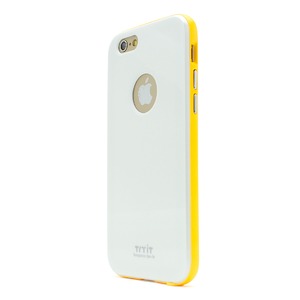 iPhone6 ケース カバー Tryit Slim Fit Case・Neon Series for iPhone 6  (White×Orange)