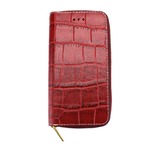 iPhone6/6s ケース 手帳 WETHERBY Prime Croco iPhone6s レザー 本革(Burgundy)