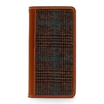 iPhone6/6s ケース 手帳 ツイード 本革 WETHERBY Tweed iPhone6 iPhone6s レザー 本革  (Brown)