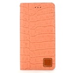 iPhone6 Plus/6s Plus ケース 手帳  本革 Wetherby・Premium Croco iPhone6 Plus iPhone6s Plus レザー 本革 (Indi Pink)