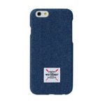 iPhone6 Plus  iPhone6S Plus  カバーデニム生地 スマホケース DESIGNSKIN DENIM BAR TYPE  (BLUE)