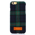 iPhone6  iPhone6S カバーDESIGNSKIN 15FW Bartype Check  (Green)