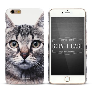 iPhone6  iPhone6S カバーDESIGNSKIN GRAFT FACE (CAT) - 拡大画像