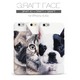 iPhone6  iPhone6S カバーDESIGNSKIN GRAFT FACE (CAT) - 縮小画像2