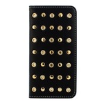 iPhone6 Plus/6s Plus ケース 手帳 Wetherby・Stud iPhone6 Plus / 6s Plus レザー 本革(Black)