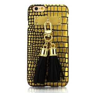 iPhone6  ケース カバー DESIGNSKIN Tassel Bartype for iPhone 6s  (Suqare Gold) - 拡大画像