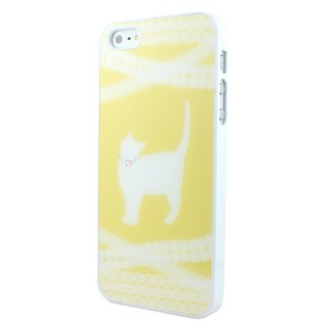 iPhone5  iPhone5S iPhoneSE  カバーRhineStone Case (Cat with Necklace)