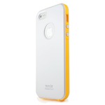 iPhone5  iPhone5S iPhoneSE  カバーTryit Slim Fit Case・Neon Series (White×Orange)