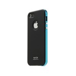 iPhone5  iPhone5S iPhoneSE  カバーTryit Slim Fit Case・Metalic Series (Black×Blue)