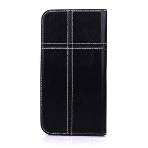 スマホケース 全機種対応 手帳型ケース Free Size Case Cross (Navy)