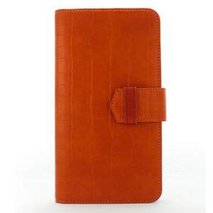 スマホケース 全機種対応 手帳型ケース Fantastick Large Free Size Case Leather (Brown) - 拡大画像