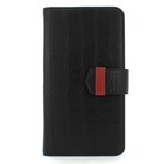 スマホケース 全機種対応 手帳型ケース Fantastick Large Free Size Case Leather (Black)